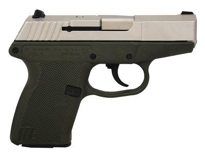 P-11 9mm 3.1 Inch Barrel Nickel Boron Slide Green Grip/Frame 10 Round