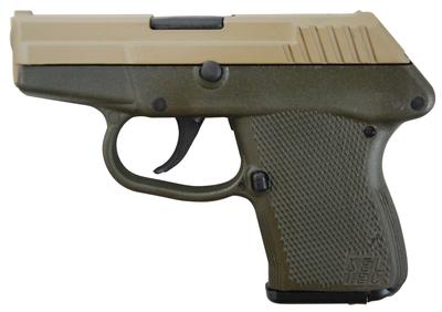 P-32 .32 ACP 2.68 Inch Barrel Cerakote Tan Slide Cerakote OD Green Grip/Frame Double Action Only 7 Round