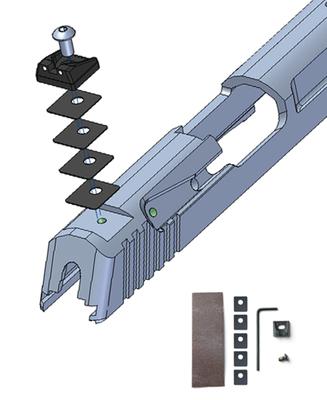 PF9 Rear Sight Adjustment Kit