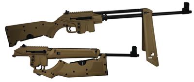 Charlie Sport Utility Carbine .223 Remington 16 Inch Parkerized Barrel Cerakote Tan Stock10 Round Folds For Compact Storage