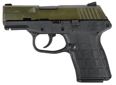 PF-9 9mm Luger 3.1 Inch Barrel Cerakote OD Green Slide Black Grip/Frame Double Action Only 7 Round