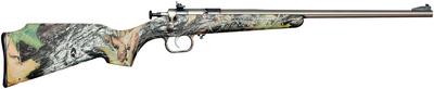 Model 166 Youth Rifle With Lock .22 Long Rifle 16.125 Inch Barrel Stainless Steel Finish Mossy Oak Break-Up Stock Single Shot