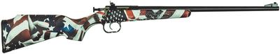 Model 169 Youth With Lock .22 Long Rifle 16.125 Inch Barrel Blue Finish One Nation (Red/White/Blue) Laminated Stock Single Shot