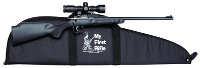Model 240 Youth Package With Lock .22 Long Rifle 16.125 Inch Barrel Blue Finish Black Synthetic Stock Single Shot Includes Mount/Scope/Case