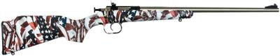 Model 169 Youth With Lock .22 Long Rifle 16.125 Inch Barrel Stainless Steel Finish One Nation (Red/White/Blue) Laminated Stock Single Shot