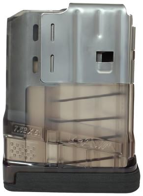 L7 Advanced Warfighter Magazines - L7AWM 7.62mm/.308 Caliber Translucent Smoke 5 Round