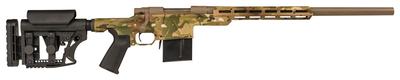 Howa HCR Chassis 6.5 Creedmoor 24 Inch Heavy Barrel Flat Dark Earth Finish LUTH MBA-3 Adjustable Stock Multi-Cam Camouflage Finish 10 Round