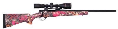 Howa/Gameking Camo Package .223 Remington 20 Inch Lightweight Blued Barrel Synthetic Stock Foxy Woods Camouflage Finish Gameking 3.5-10x44mm Riflescope 5 Round