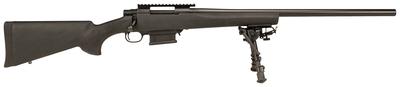 Hogue Rifle Package .300 Winchester Magnum 24 Inch Heavy Barrel Blue Finish Hogue Overmold Stock Black Finish With Mag Kit Base Bipod 5 Round