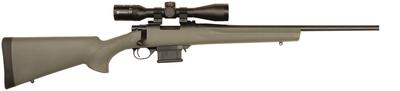 Howa Mini Action/Panamax Package 7.62x39mm 20 Inch Lightweight Blued Barrel Green Synthetic Stock Nikko Stirling Panamax 4-12x50mm Riflescope 10 Round