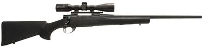 Howa/Hogue Package .30-06 Springfield 22 Inch Barrel Blue Finish Hogue Overmolded Stock Black Finish Nikko Stirling Panamax 3-9x40mm Riflescope With Rings/Base 5 Round