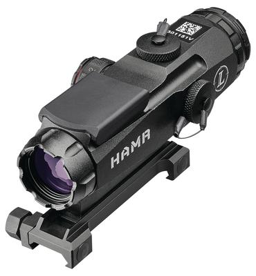 Mark 4 HAMR 4x24mm CM-R2 Illuminated Reticle Matte Black Finish Includes Rail Mounting System