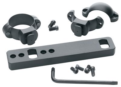 1 Inch Rings and Base Combo Dual Dovetail High Matte