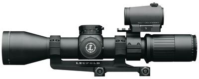 Mark 6 Day Augmented Gunsight Riflescope System 3-18x44mm H-59 Reticle and Aimpoint Micro T1 Sight with Mount Matte Finish