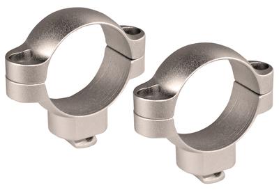 30mm Rings Dual Dovetail High Silver