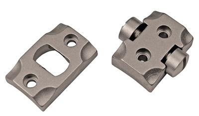 2 Piece Base Standard Winchester 70 Short Magnum Action Silver