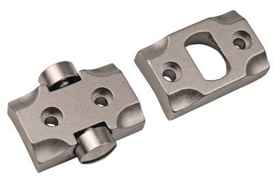 2 Piece Base Standard Browning A-Bolt Short Magnum Action Silver