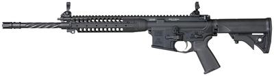 IC-Enhanced 5.56mm NATO 16.1 Inch Spiral Fluted Threaded Barrel Black Anodized Finish Adjustable Stock MOE Grip 10 Round - CA Compliant