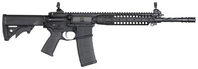 IC-Enhanced 5.56mm NATO 16.1 Inch Spiral Fluted Threaded Barrel Target Gray Finish Adjustable Stock MOE Grip 30 Round