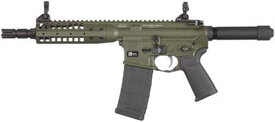 PSD IC 5.56mm NATO 8.5 Inch Barrel Flash Hider Skirmish Sights Magpul Grip OD Green Parkerized Finish 30 Round