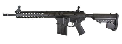 Rapid Engagement Precision Rifle 7.62 NATO 16.1 Inch Barrel 6-Position Collapsible Stock A2 Flash Hider All Black 20 Round