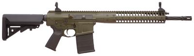 Rapid Engagement Precision Rifle 7.62 NATO 16.1 Inch Spiral Fluted Barrel 6-Position Collapsible Stock A2 Flash Hider Patriot Brown 20 Round
