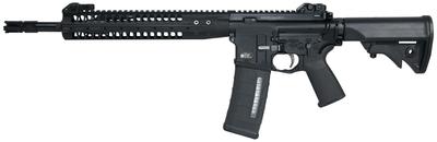 M6.8-SPR 6.8mm SPC 14.7 Inch Barrel With Permanently Attached Flash Hider (16.1 Inches Total) Modular M6 9 Inch Rail LWRCI Stock MOE+ Grip Black 30 Round