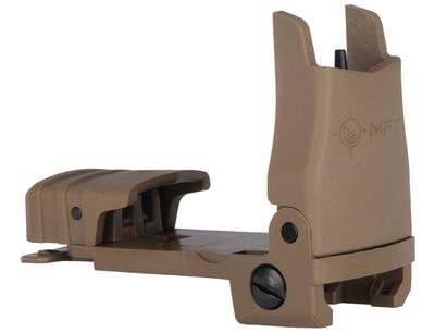 Back Up Polymer Flip Up Front Sight With Windage Adjustment Scorched Dark Earth