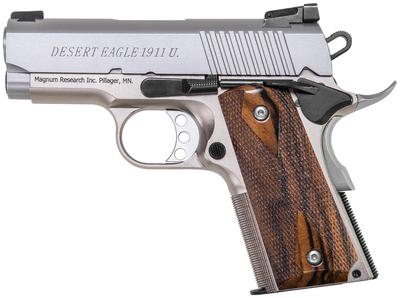 Desert Eagle 1911-U Undercover .45 ACP 3 Inch Barrel Stainless Steel Finish 6 Round