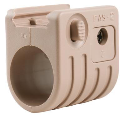Quick Detach Flashlight Mount One Inch Flat Dark Earth