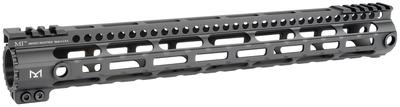 Lightweight M-Lok Series One Piece Free Float Handguard 15 Inch Black