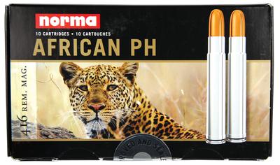NORMA African PH .416 Remington Magnum 450 Grain FMJ