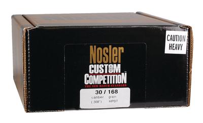 NOS Custom Competition Rifle Bullet .308 Diameter 168 Grain Hollow Point Boattail 1000
