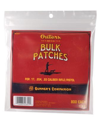 Cleaning Patches .17-.22 Caliber 800 Per Bag