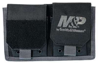 Pro Tac 4 Pistol Magazine Pouch Black With M&P Logo