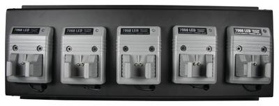 Pelican Fast Bank Charger For 7060 LED Flashlights Holds Five