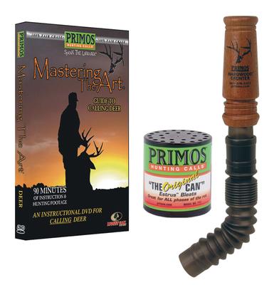 Deer Calling Pak With Hardwood Grunter Original CAN and Mastering The Art Instructional DVD