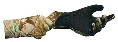 Stretch-Fit Gloves With Sure-Grip Realtree APG One Size Fits Most