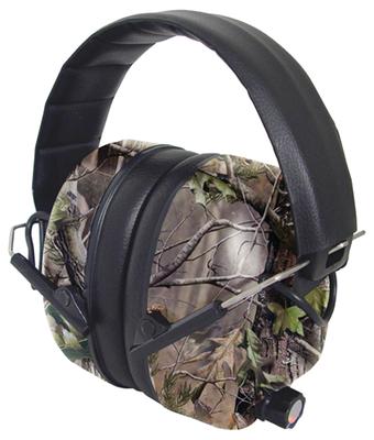 430-EHP Electronic Earmuff With Black Padded Headband Vista Camouflage Earcups