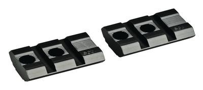 Redfield Aluminum Base Pairs For Mossberg 500 Black Matte