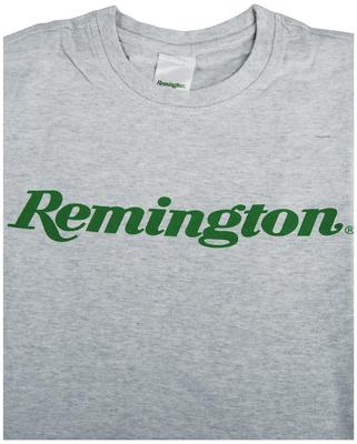 Remington Logo T-Shirts Gray Sold by the Case which includes 2 Medium/4 Large/4 X-Large/4 XX-Large/2 XXX-Large Total 16 Pieces Per Case