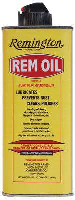 100th Anniversary Replica Rem Oil Tin 4 Ounce Tin Packaged 6 Tins in Corrugated Shipper Carton Sold by the Carton