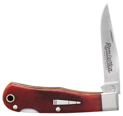 2014 The Forrester Jr. Bullet Knife Blade 2.75 Inches Closed 3.625 Inches Auburn Bone Handle with Bullet Shield
