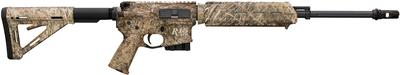 R-15 MOE Carbine .223 Remington 16.5 Inch Barrel Mid-Length Forend Magpul Grip Collapsible Stock Mossy Oak Brush Camouflage Finish 5 Round