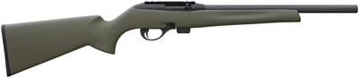 Model 597 .22 Long Rifle 16.5 Inch Heavy Barrel With 5-R Rifling Blue Finish OD Green Synthetic Stock