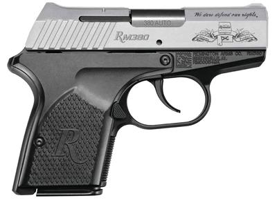 Model RM380 Alabama Inaugural Production With Engraving .380ACP 2.9 Inch Stainless Steel Barrel Two-Tone Finish Double Action Only Fixed Sights 6 Round