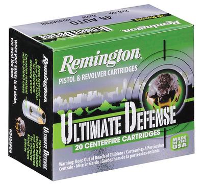 Ultimate Defense Compact Handgun .40 S&W 180 Grain Brass Jacketed Hollow Point