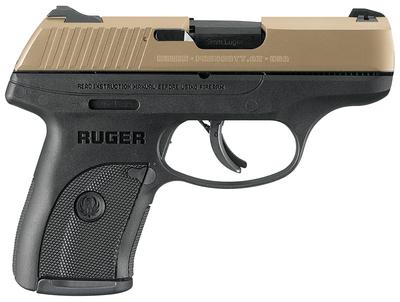 LC9s Striker-Fired Compact 9mm 3.1 Inch Steel Barrel Blue Finish Adjustable 3-Dot Sights Alloy Steel Slide With Shimmer Gold Cerakote Finish 7 Round