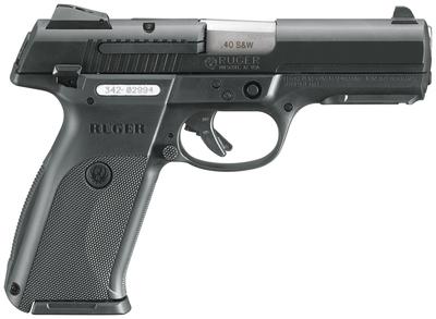 SR40 .40 Smith & Wesson 4.14 Inch Barrel Black Nitride Slide Black Frame Adjustable Sights 10 Round