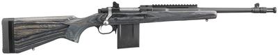 Gunsite Scout Rifle 5.56mm NATO/.223 Remington 16.1 Inch Barrel Matte Black Finish Flash Suppressor Picatinny Rail Adjustable Ghost Ring Rear Sight Black Laminate Stock 10 Rounds